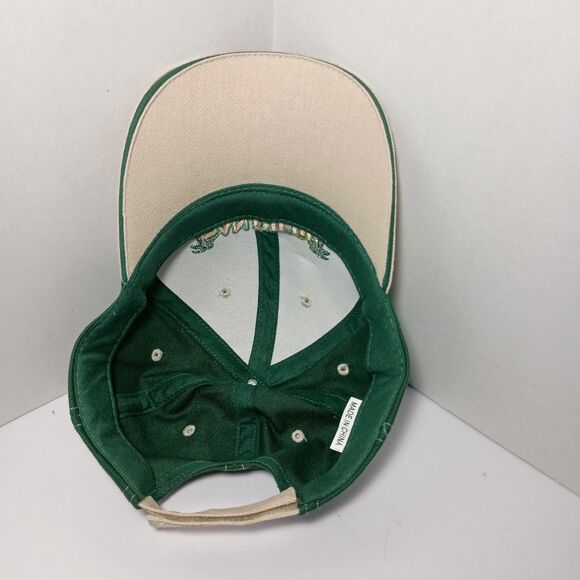 Rare San Diego Tan Adjustable Hat Beige Baseball Cap Green Palm Trees Khaki - Picture 9 of 16